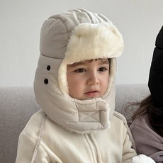 ECLL 아동 방한 패딩 마스크 모자