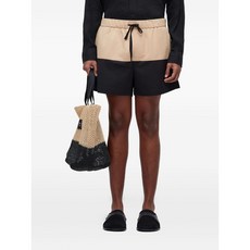 오스클렌 바이컬러 드로스트링 스윔 쇼츠, 베이지계열