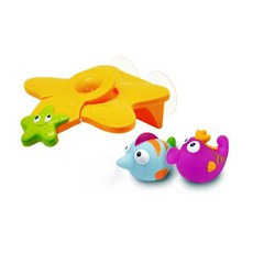 목욕친구 유아 물놀이 목욕놀이 점프 소프트 인형 욕조장난감 목욕놀이장난감 아기장난감 물놀이장난감 유아장난감, 1개