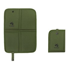 BOTTA DESIGN 摺疊坐墊 戶外野餐防潮隔熱坐墊, 綠色，卡其色，黑色