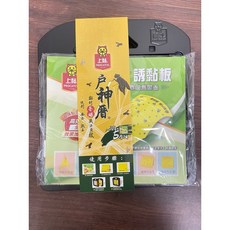上黏 黏蠅板 戶神厝系列, 1個, 【戶神厝】黏蠅板5片/組《超取限8組》