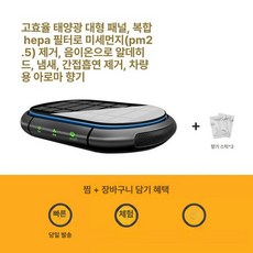 써니글로벌 차량용공기청정기 자동차 저소음 휴대용 무선, [프리미엄블랙] 2 향 스틱, 1개, 1L