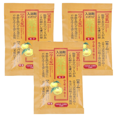 오리지널 약탕 입욕제 유자, 3개, 30g