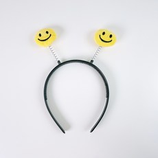 스프링 인형 머리띠 놀이공원 생일 파티, 1개, G70.스마일