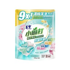 毛寶 小蘇打酵素香氛洗衣皂晶球 9X濃縮潔淨力 防螨抗菌 小蒼蘭香氛, 防蟎抗菌-小蒼蘭與香柏（藍）, 25顆