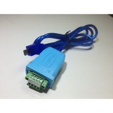 萬平 Type-C(USB) 轉 RS485 轉換器 (100cm 含外殼 端子台) PL2303GC 支援 Win10/Win11, 1個, 30cm