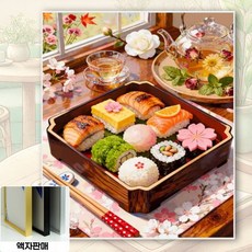 뿌로리 DIY 보석십자수 음식 캐릭터 패브릭형 40X50 비즈공예, H10, 1세트