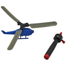 特技手拉拉線直升機，大號30cm/小號18cm，兒童戶外玩具，益智科學教具, 拉線空中直升機(小)