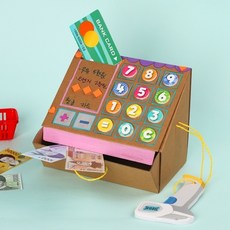 아트랄라 마트놀이 척척 계산기 스캐너 우리동네 시장 역할놀이 계산대 은행, 단품, 1개