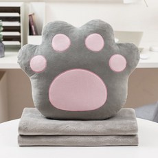 베개 이불 이중 사용 베개 접이식 에어컨 담요 자동차 인테리어 쿠션 베개 쓰리인원 사무실 낮잠 인공물, 17, 1개