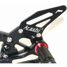 오토바이 발받침 풋페그 후방 CBR650F 페달 CBR650R 받침대 세트 CB650R 페그, [02] Black, 1개
