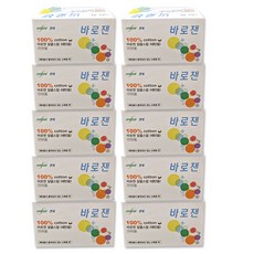 세븐메디컬 한독 바로잰 소독용 알콜스왑 일회용 알콜솜, 10개, 100매입