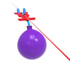 미니집라인 줄타기우주선 풍력비행선만들기 풍선바람작용 10인세트