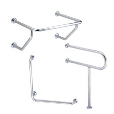 【海夫健康生活館】裕華 不鏽鋼系列 浴廁組 面盆 P型 L型扶手(T-110 T-050 T-111)