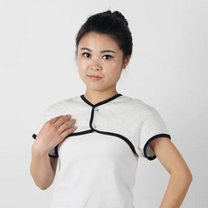 어깨 넥 목 산모 남녀는 여름 수면 방한 보호 보온 조끼 워머 잠자는 중년, K. 밝은 회색이며 안감은 플리스 소재입니다.