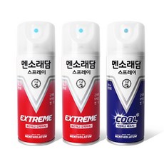 멘소래담스프레이익스트림에스 180ml X 2개 + 멘소래담스프레이-에스 200ml X 1개, 3개