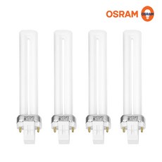 오스람 삼파장 램프 2핀 FPX 13W 4개 세트 주광색 전구색 백색