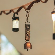 감성 캠핑 윈드벨 종 워낭종 도어벨 방울 풍경 현관종, 블랙