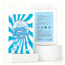 魔術清潔軟膠 汽車清潔泥 鍵盤清潔膠 環保材質 多種香味可選 清潔無死角, 藍色, 1個