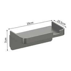 화장지 홀더 플라스틱 보관함 주방 수건 조미료 병 배치 욕실 벽 종이 전화 보관 롤, 08 grey