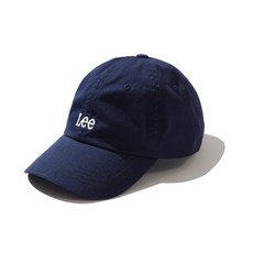매장정품 LEE 스몰 트위치로고 코튼 커브 볼캡 네이비 LE2501CA01NA 191051