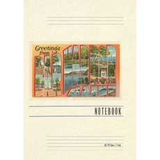 (영문도서) Vintage Lined Notebook Greetings from Bar Harbor Paperback, Found Image Press, English, 9798385423460