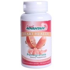 FRUIT ADVANTAGE Heart Health 石榴 435 毫克膠囊, 60顆, 1罐