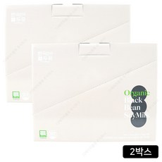한국인의 두유 유기농 서리태 콩물두유 10팩 1박스, 20개, 190ml