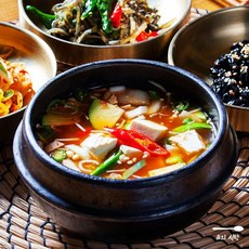 집밥 야채 두부 된장찌개 밀키트 2인분 B의식탁 45334pc 1(EA), 1개, 600g