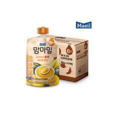 [z.look] 매일유업 6개월 맘마밀 안심이유식, 100g, 20세트, 6개월 바나나와 단호박 퓨레