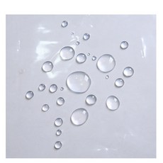PEVA防水浴簾, 透明, 1套