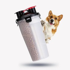 이동형 반려견 헬스 음료수 산책 물통 애견 휴대용 36246PC 1(pc), 오렌지 00557WT