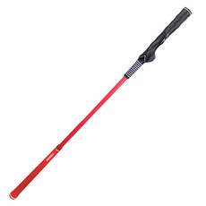 CRESTGOLF 골프 스윙연습기 비거리증가 경량스피드 스틱 실내 연습용품, 레드