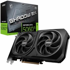 MSI 지포스 RTX 5060 Ti 쉐도우 2X OC 플러스 D7 16GB