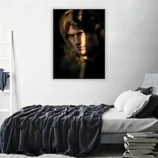 L-Leon S. Kennedy R-RE9 포스터 레트로 종이 스티커 DIY 룸 바 카페 미적 예술 벽화, 02 40x60cm No Frame, 12 z10
