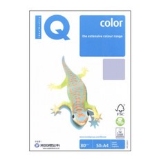 색상지 A4 연보라 50매 색깔A4용지 칼라복사지