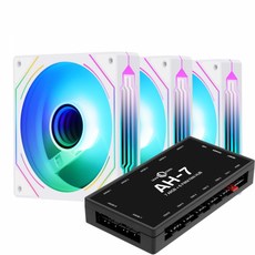 Segotep Segotep HB12 ARGB PWM (컨트롤러/3팩 화이트)