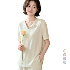 Veimia 여성 홈웨어 세트 모달 소재 잠옷 상하세트 여름 데일리 잠옷