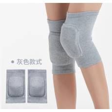 嬰兒爬行護膝，寶寶學步護膝，柔軟舒適防滑透氣，多色可選, 灰色S, 1套