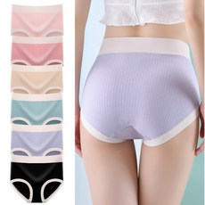 미스터추 리뉴얼 빅사이즈팬티 데일리 여성용 면스판 모달 팬티 6P