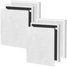 [ 1264502 ] 인비시클린 오라 IC-5018 II IC-5018 및 센사 IC-5120 공기청정기와 호환되는 교체 필터 2세트, 2 Sets