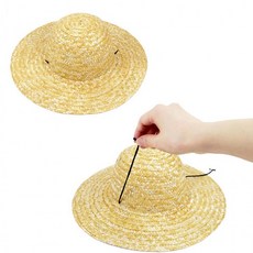 밀짚모자 체험 여름모자 아동 농부 자외선차단 허수아비 농활