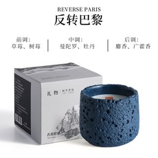香薰蠟燭家用臥室安神助睡眠手工精油小眾香氛持久浪漫情調送禮物, 反轉巴黎:1