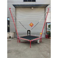 야외 랜턴 트램펄린 번지점프 놀이 조명 테마파크, B.레드둥근모서리등핸드스프링(5x5)