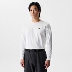 매장정품 BLACKYAK 남성 마운틴 그래픽 라운드 긴팔티#1 1BYRTFU003WH 114483