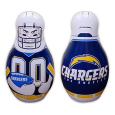 FremON 온t Die NFL 밥 백 공기 주입식 태클 버디 펀칭백 표준: 101.6cm(40인치) 높이 팀 색상 (신시내티 벵골), 로스앤젤레스 차저스