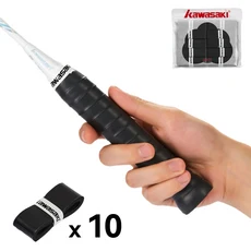 쿠쿠스토어 가와사키 오버그립 파델 테니스 001 미끄럼 방지 마이크로 접착 테이프 5/10/0개 Oirginal, 04 10pcs black