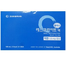 고려제약 레스큐라이트액 마시는수액 12포 1상자, 3박스, 1.2L