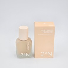 韓國 2aN 超模裸妝粉底液 30ml 象牙白/自然色 亞洲適用, 1個, 21 Light Beige 象牙白, Light Beige 象牙白