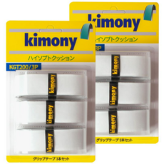 키모니 하이소프트 뉴 쿠션그립 KGT200/3P 2세트, 화이트, 6개